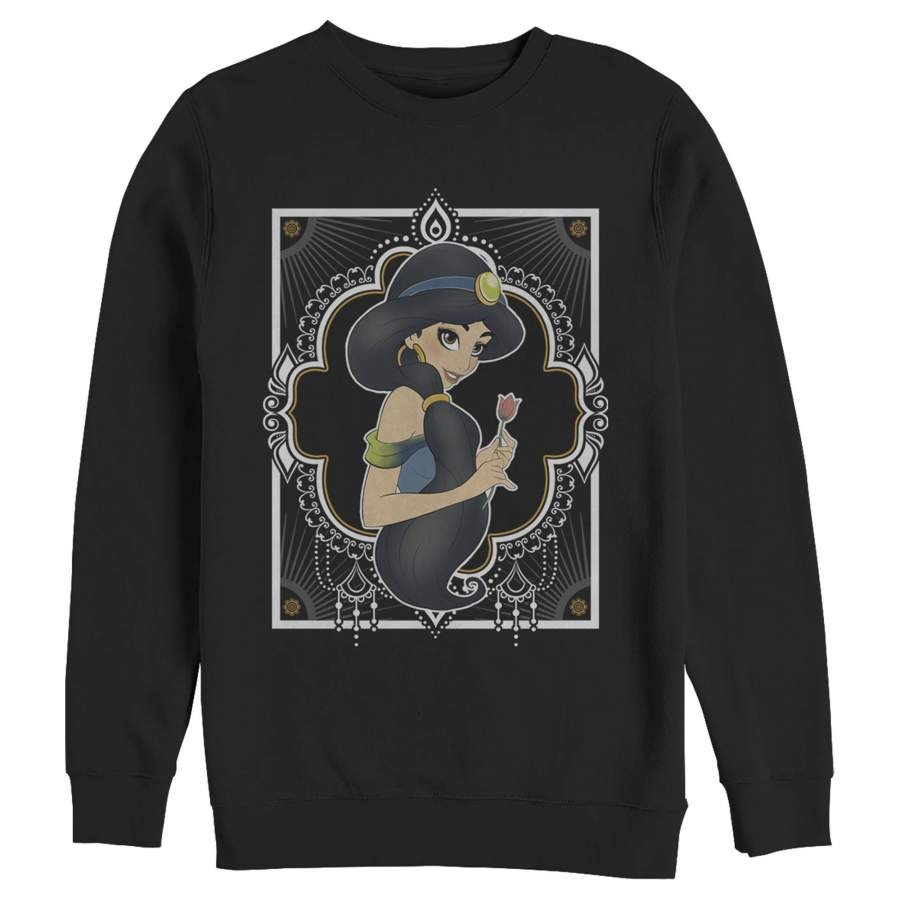 Aladdin Men’s Jasmine Ornate Rose  Sweatshirt