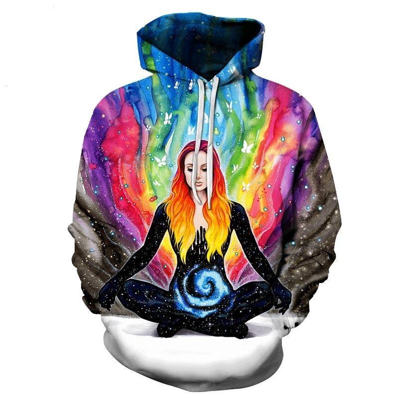 Colorful Meditation Hoodie