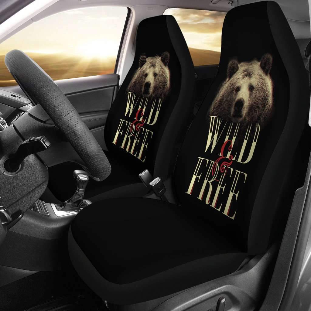 Wild And Free Bear Animal Car Seat Covers Amazing Gift Ideas T032021