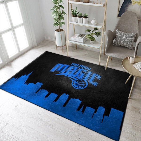 Orlando Magic Skyline Area Rug, Living Room Rug, US Gift Decor