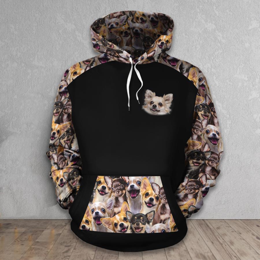 Chihuahua Faces Hoodie & Legging