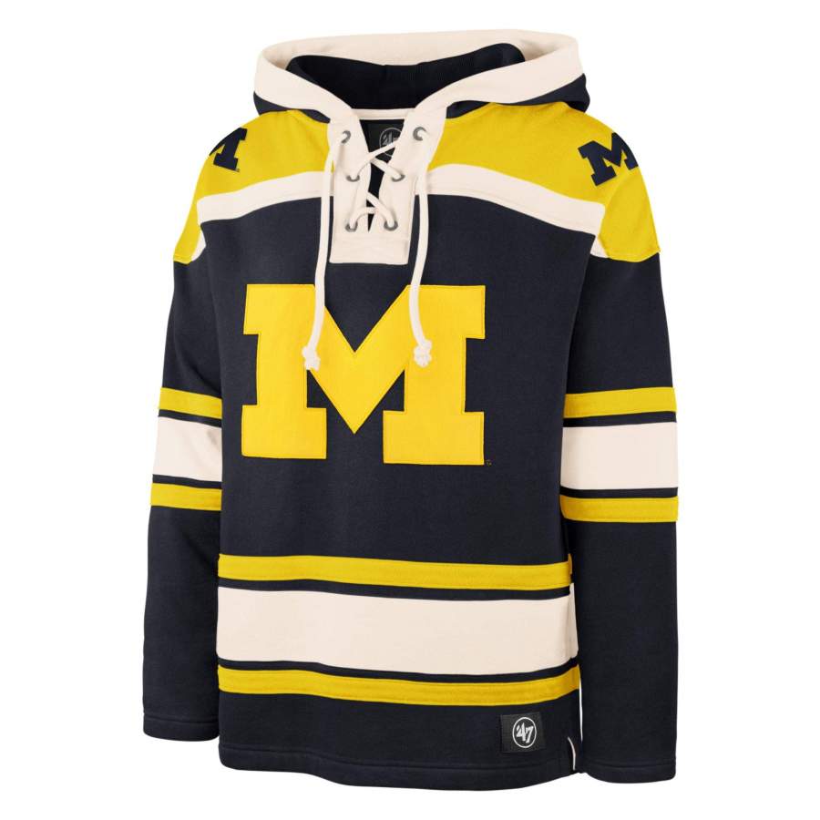 Michigan Wolverines ’47 Lacer Hoodie Unisex 3D All Over Print