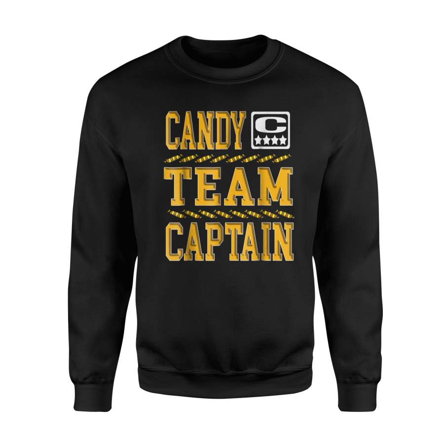 Captain Of Halloween Candy Funny Trick Or Treat Halloween Sweatshirt