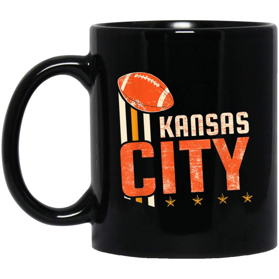 Kansas City Football Touchdown Vintage Gift Mug