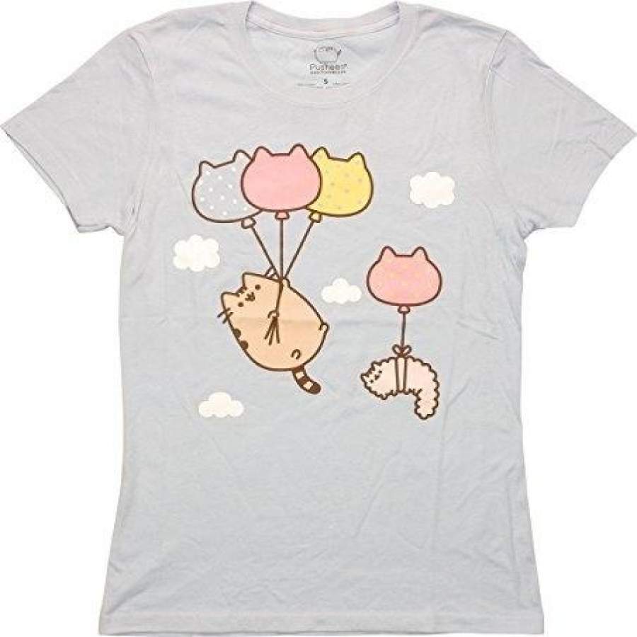 Pusheen The Cat Balloons Juniors T-Shirt