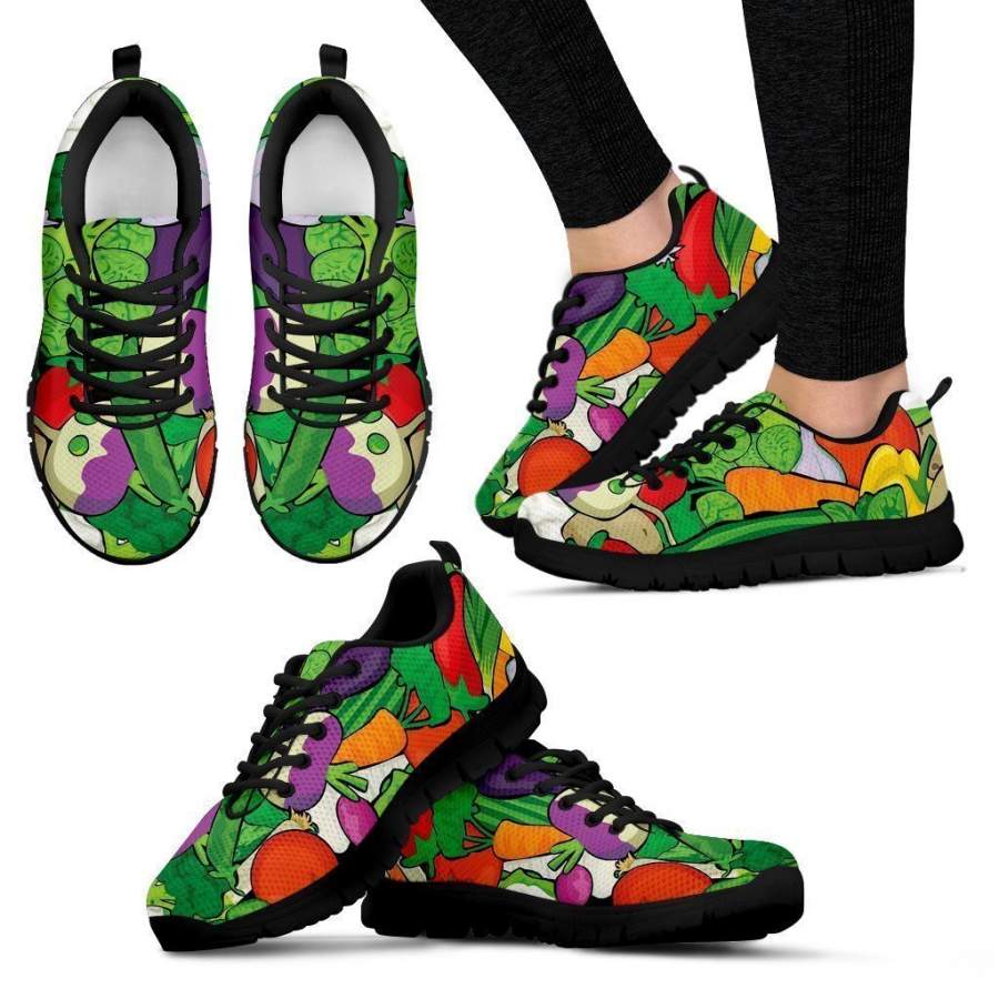 Women’s Black Veggie Sneakers