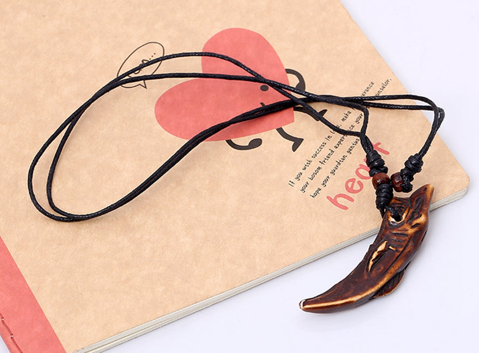 Steampunk Resin Tooth Necklace