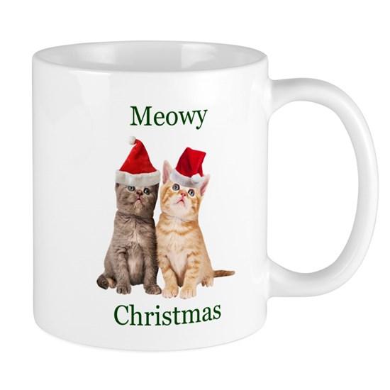 Meowy Christmas Kitten Mug