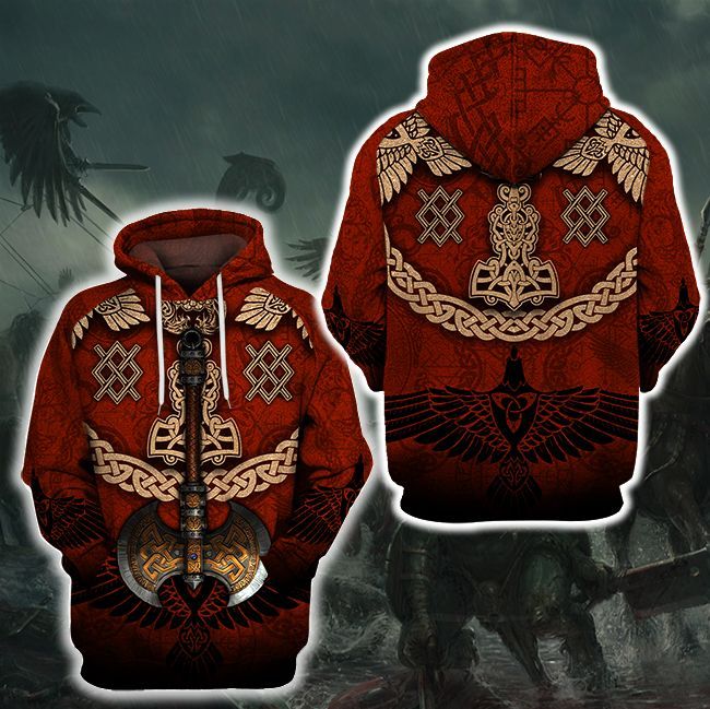 LIMITED EDITION- VIKING HOODIE – 7458A – Wow Clothes
