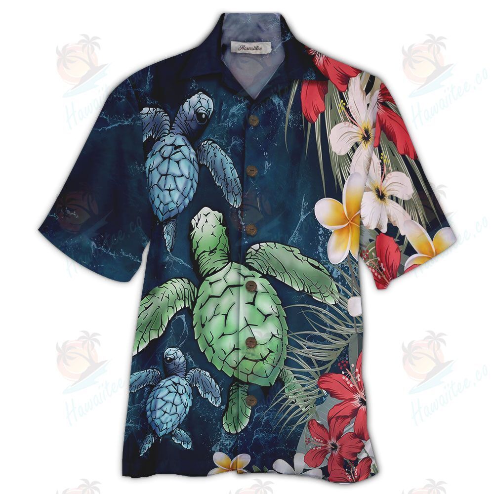 Turtle Colorful Unique Design Unisex Hawaii Shirt For Men And Women Ha49425