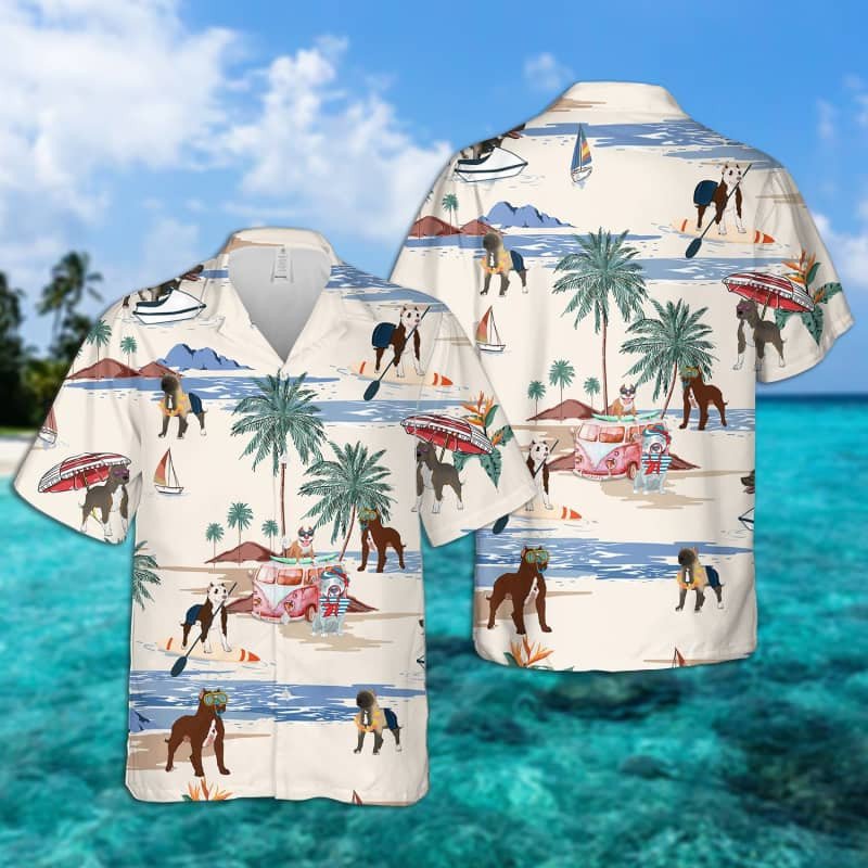 Felacia American Pit Bull Terrier Summer Beach Hawaii Shirt Ha54943