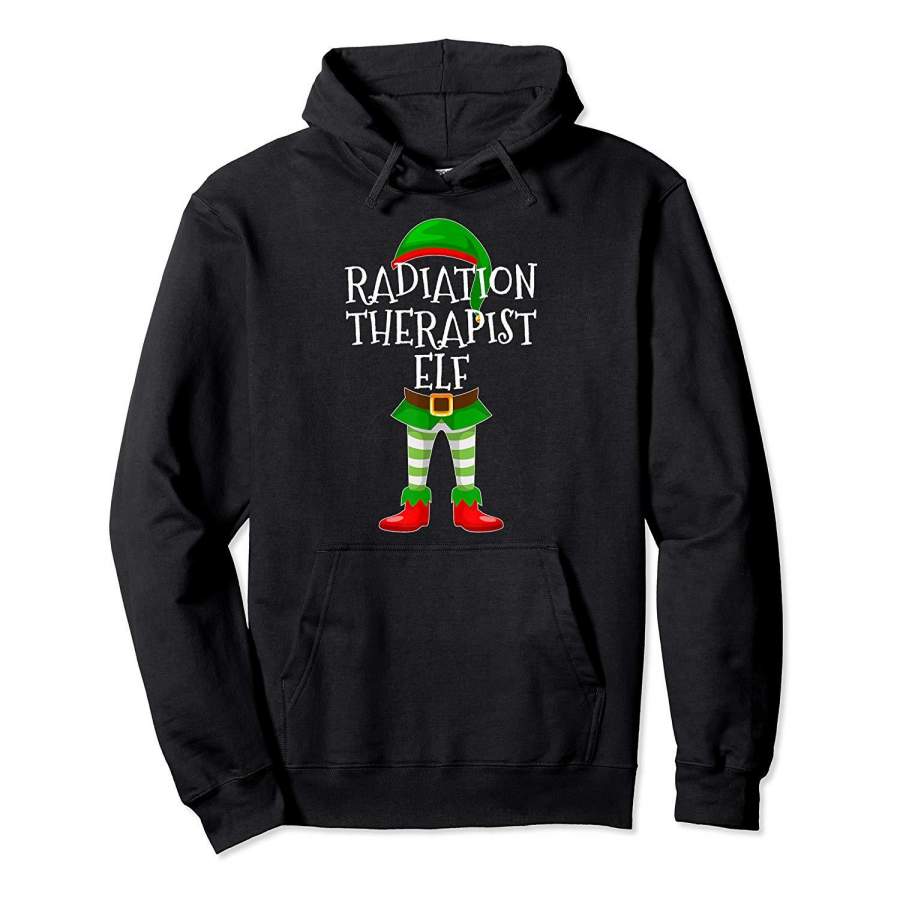 Radiation Therapist Elf Matching Family Christmas design Hoodie
