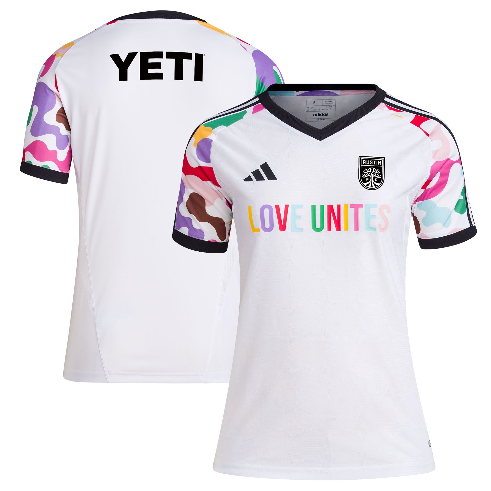 Austin FC Women's 2023 Pride Pre-Match Top – White