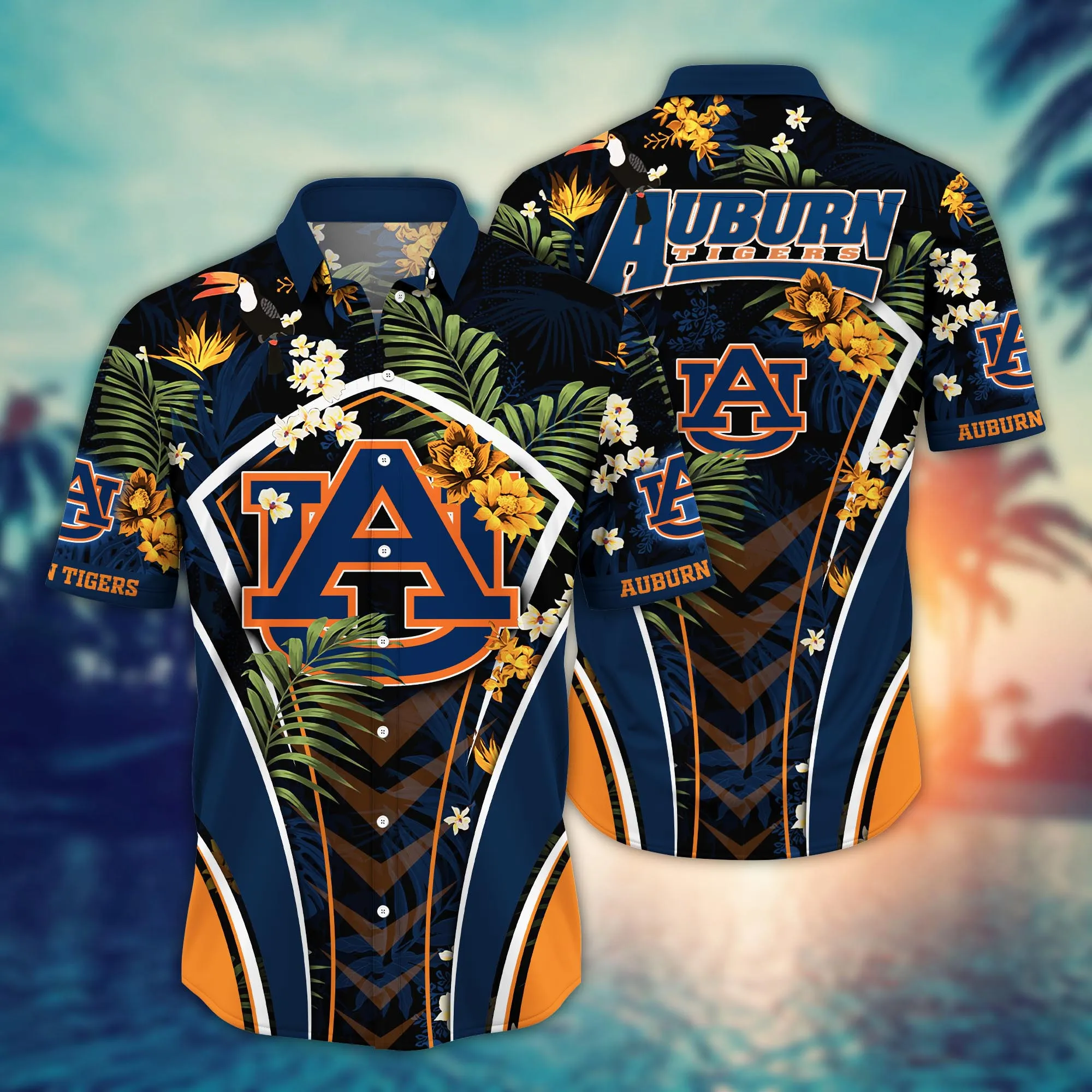 Auburn Tigers NCCA Hawaiian Shirt August Aloha Shirt