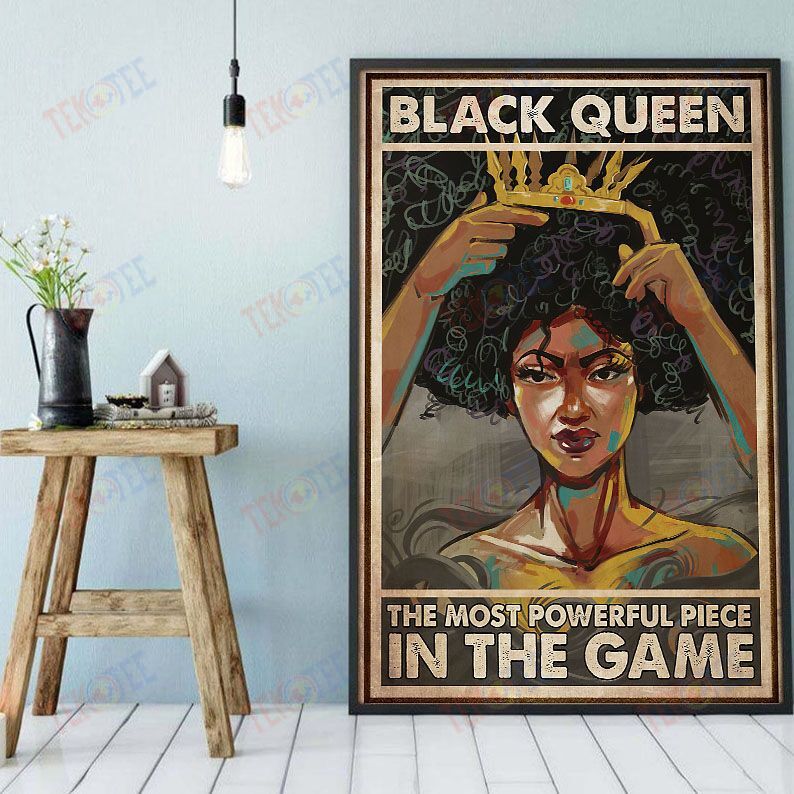 African Canvas Artwork Graphic Afro Poster Art Prints African Queen African King Glamorous Home Decor Canvas