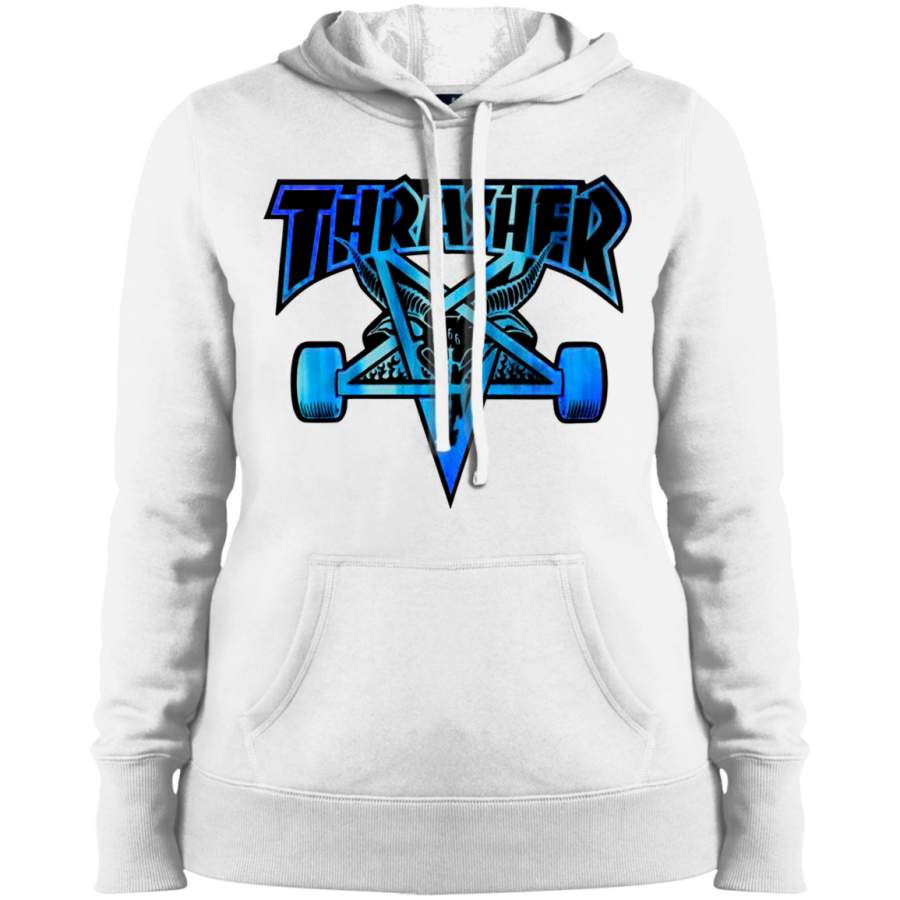 Thrasher Skateboard Fashion Ladies Pullover Hoodie