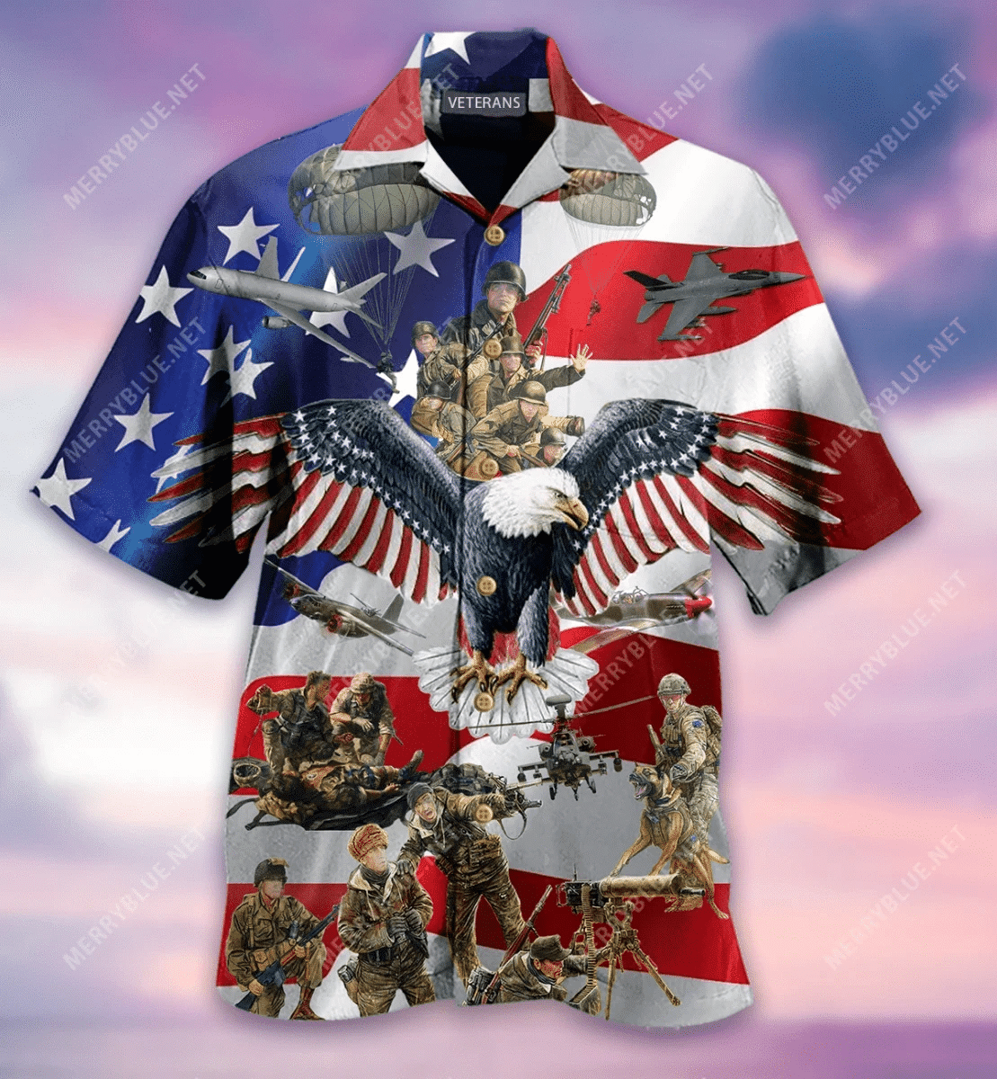 We Always Remember You Veterans Eagle American Flag Hawaii Aloha Shirts V Ha3019