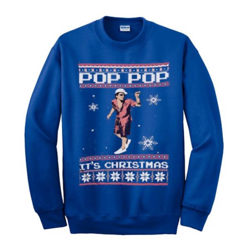 Bruno Mars Pop Pop It’s Christmas Sweatshirt T-Shirt