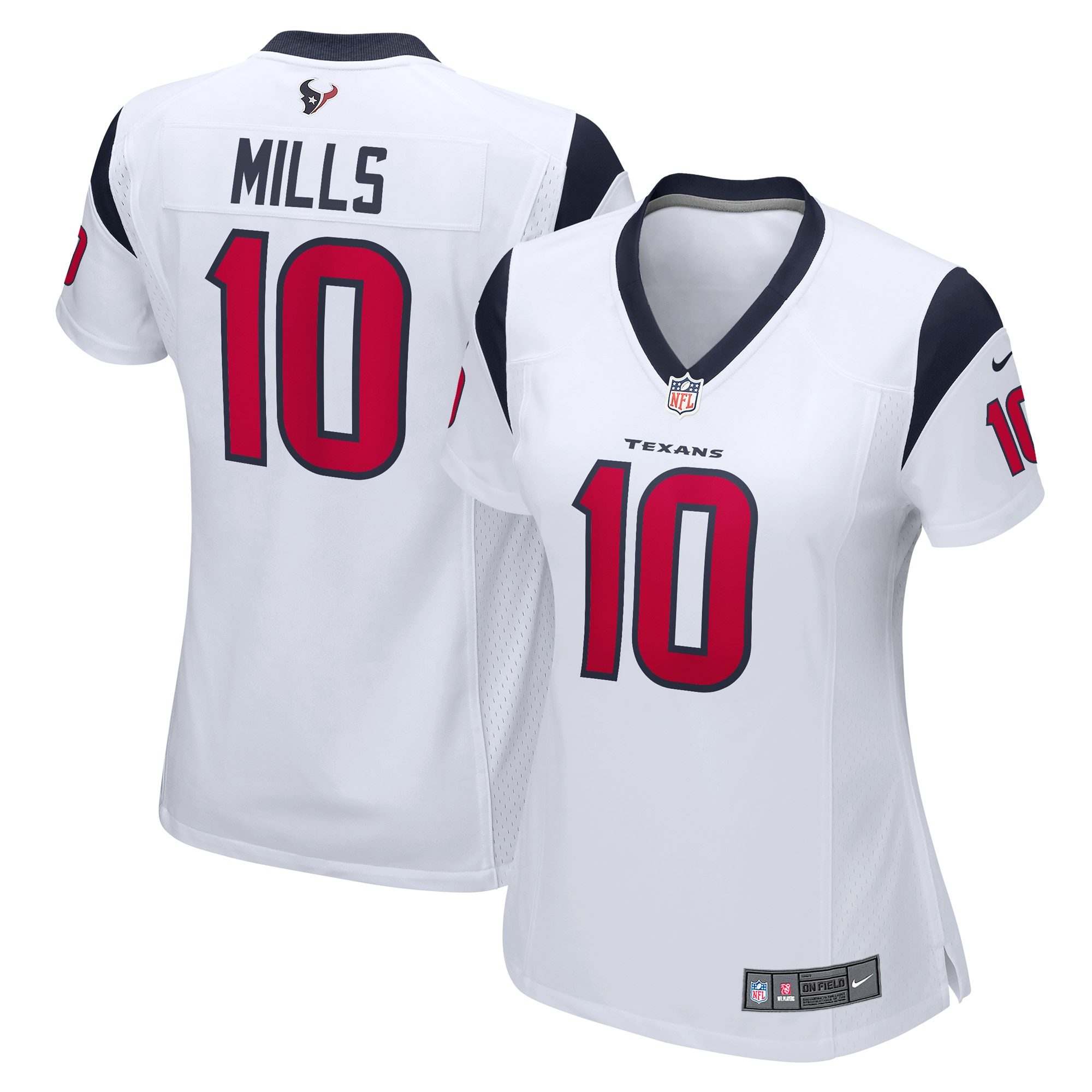 Davis Mills Houston Texans Women's Game Player Jersey – White