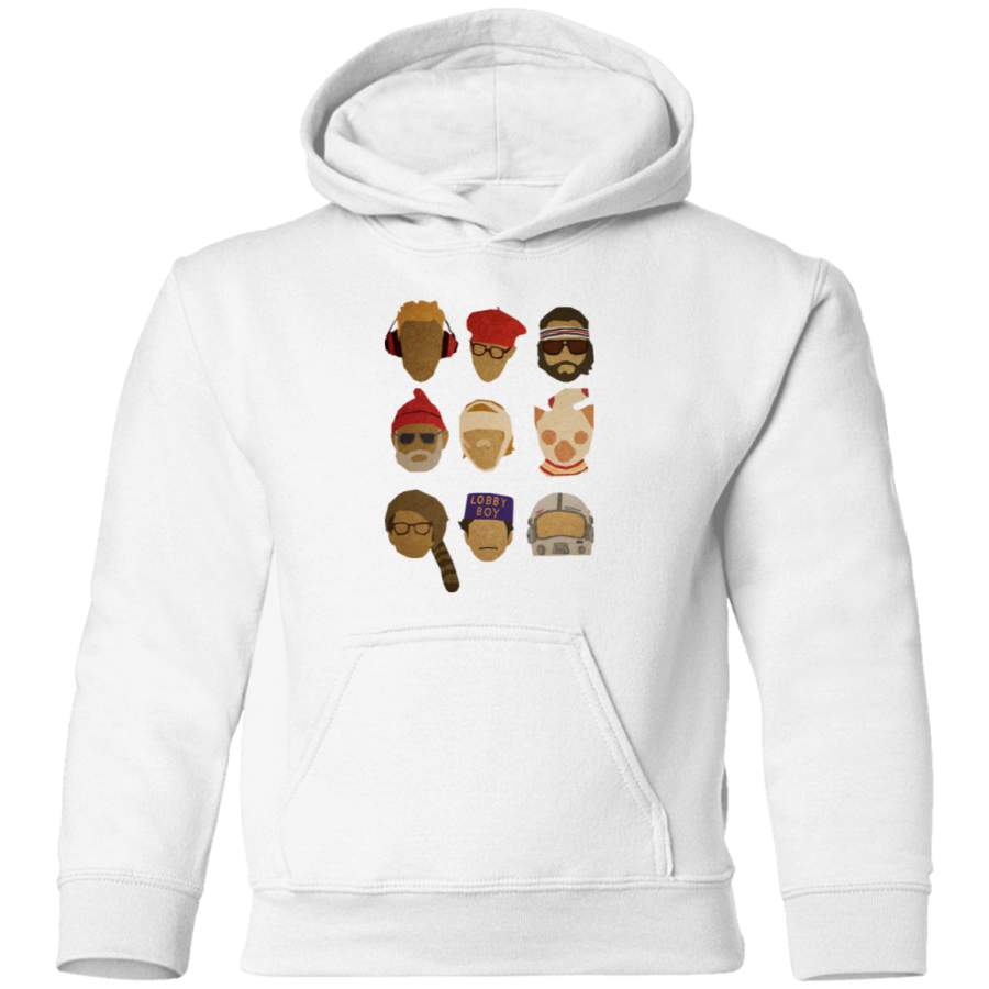 AGR Wes Anderson’s Hats Toddler Pullover Hoodie