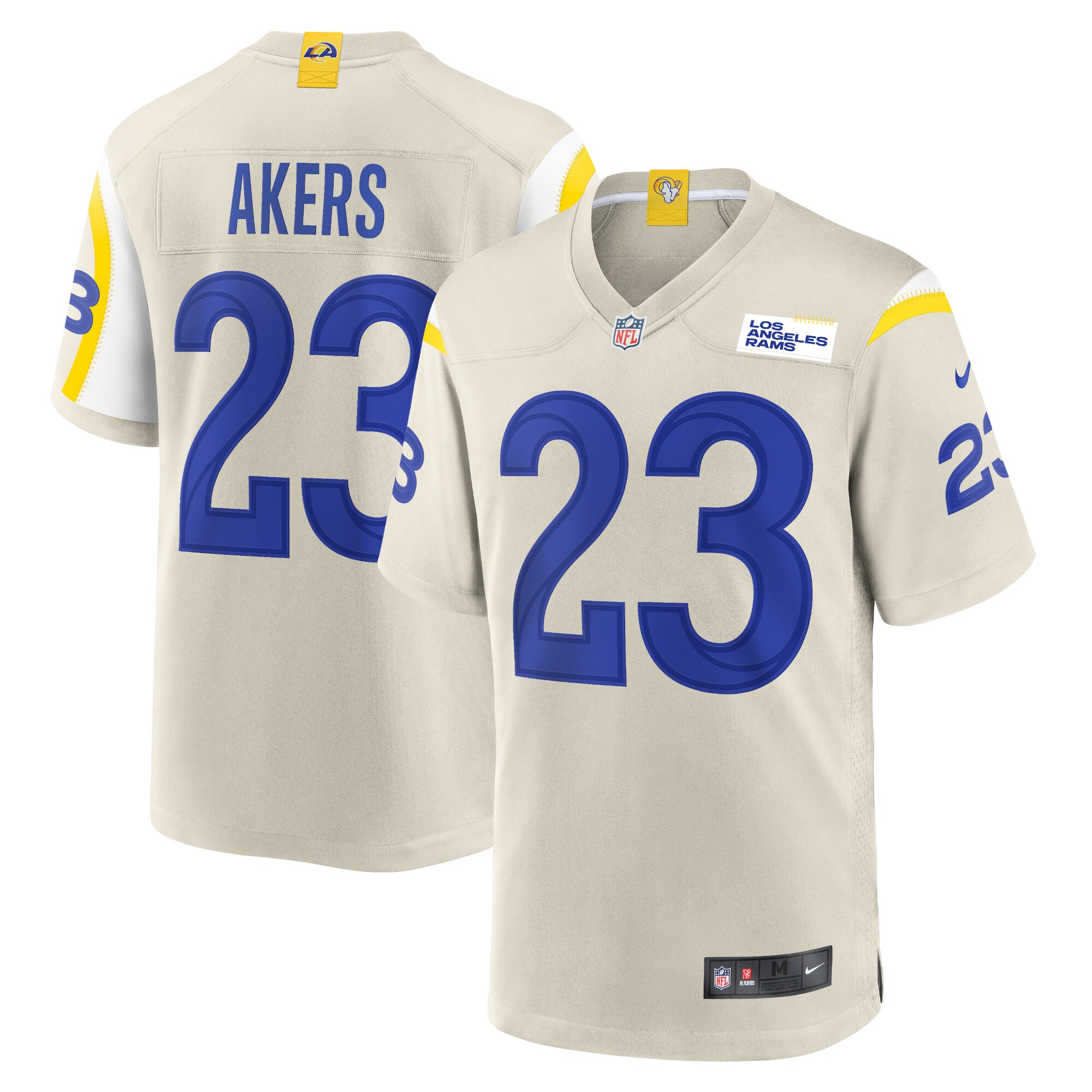 Men’s Los Angeles Rams Cam Akers Bone Game Jersey