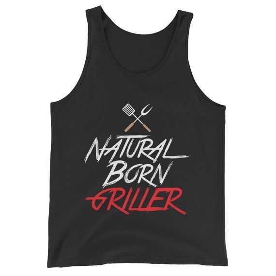 Funny Natural Born Griller Bbq Barbecue Gift Shirt