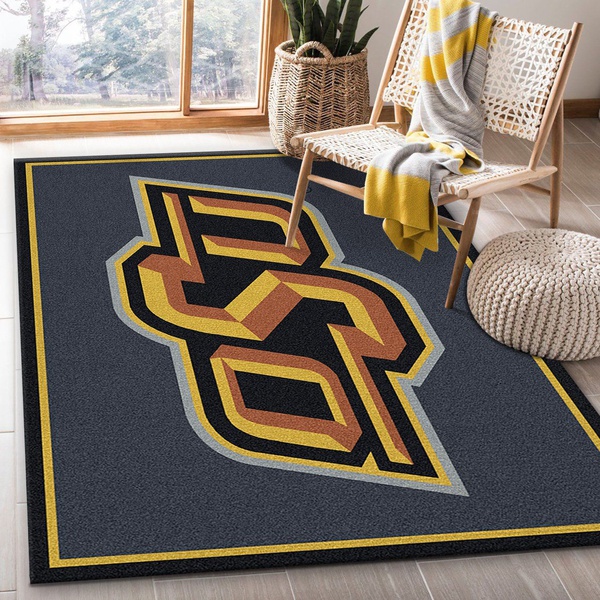 College Spirit Oklahoma State Sport Area Rug Team Logo Home Decor Floor Decor