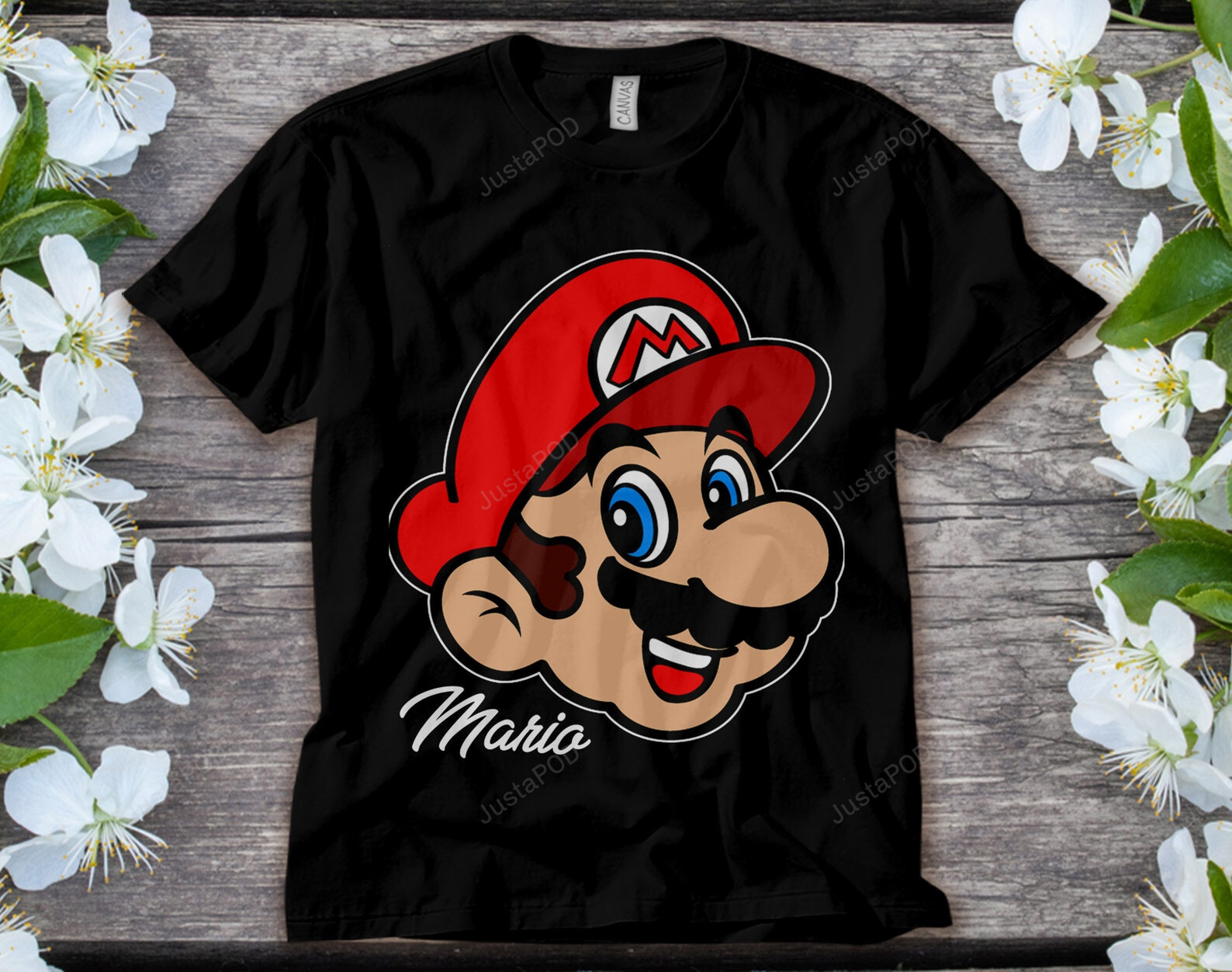 Super Mario Cute Mario Big Portrait T-Shirt