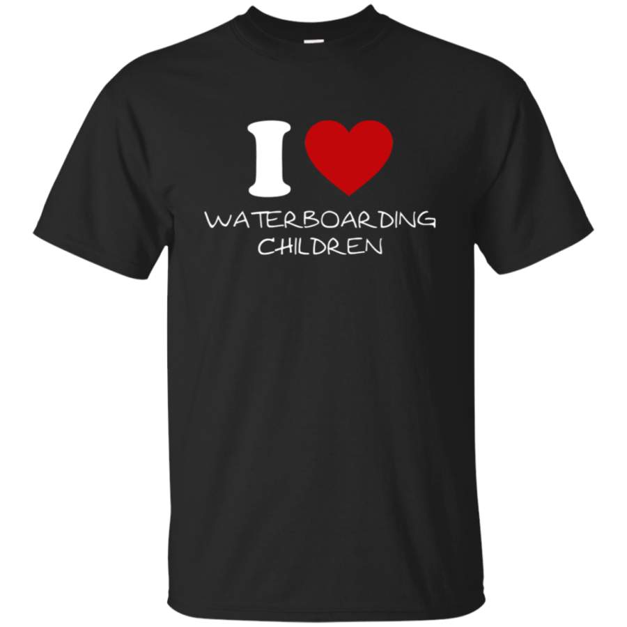 I Love Waterboarding Children T-Shirt