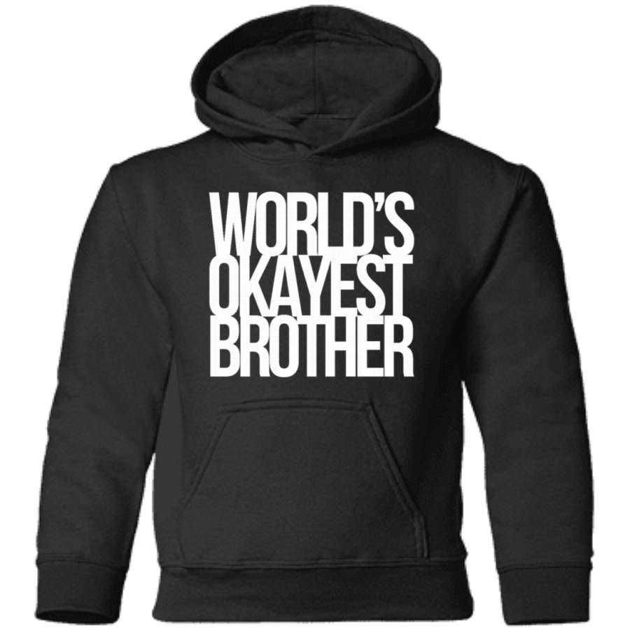 AGR Worlds Okayest Brother Toddler Pullover Hoodie