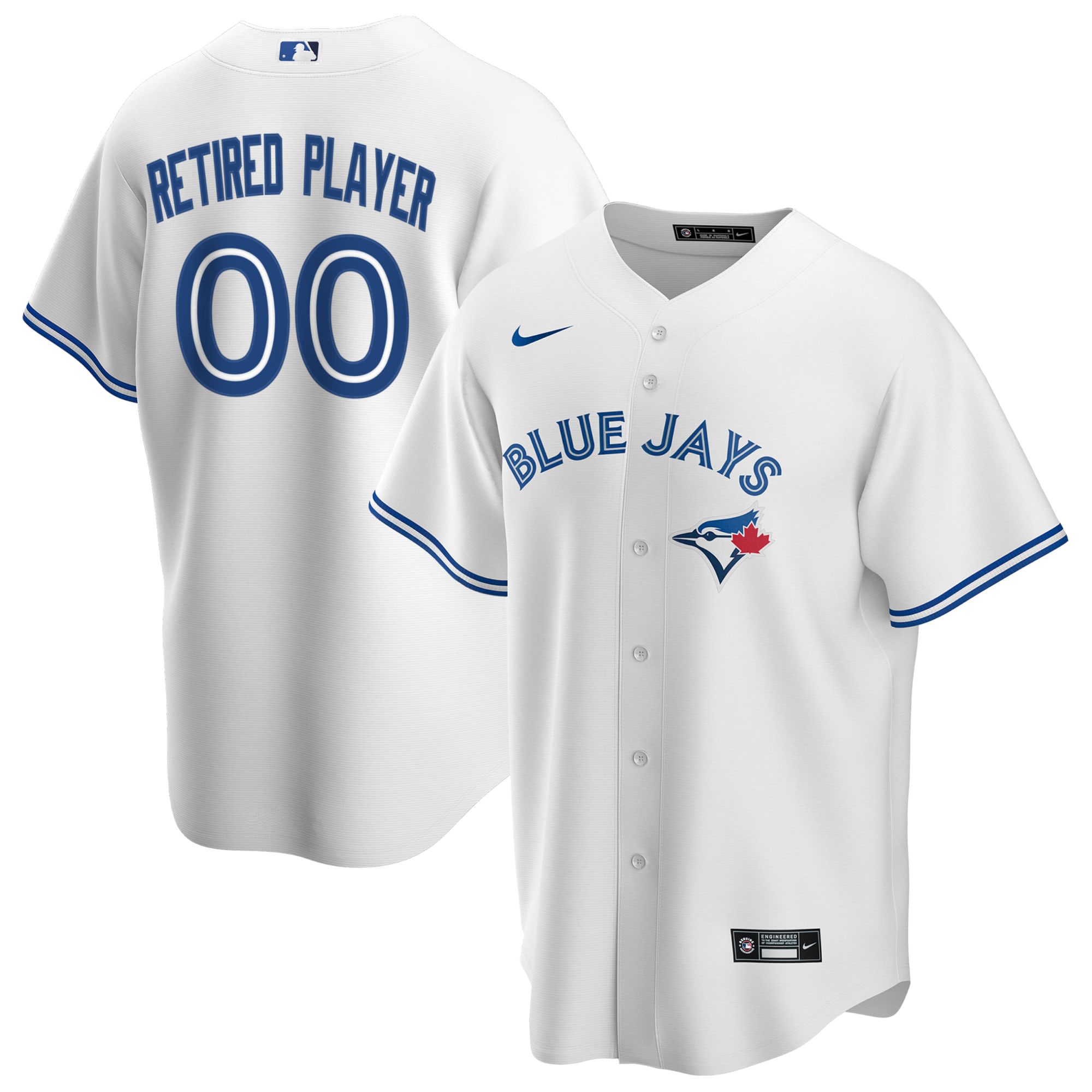 Toronto Blue Jays Home Pick-A-Player Retired Roster Replica Jersey – White