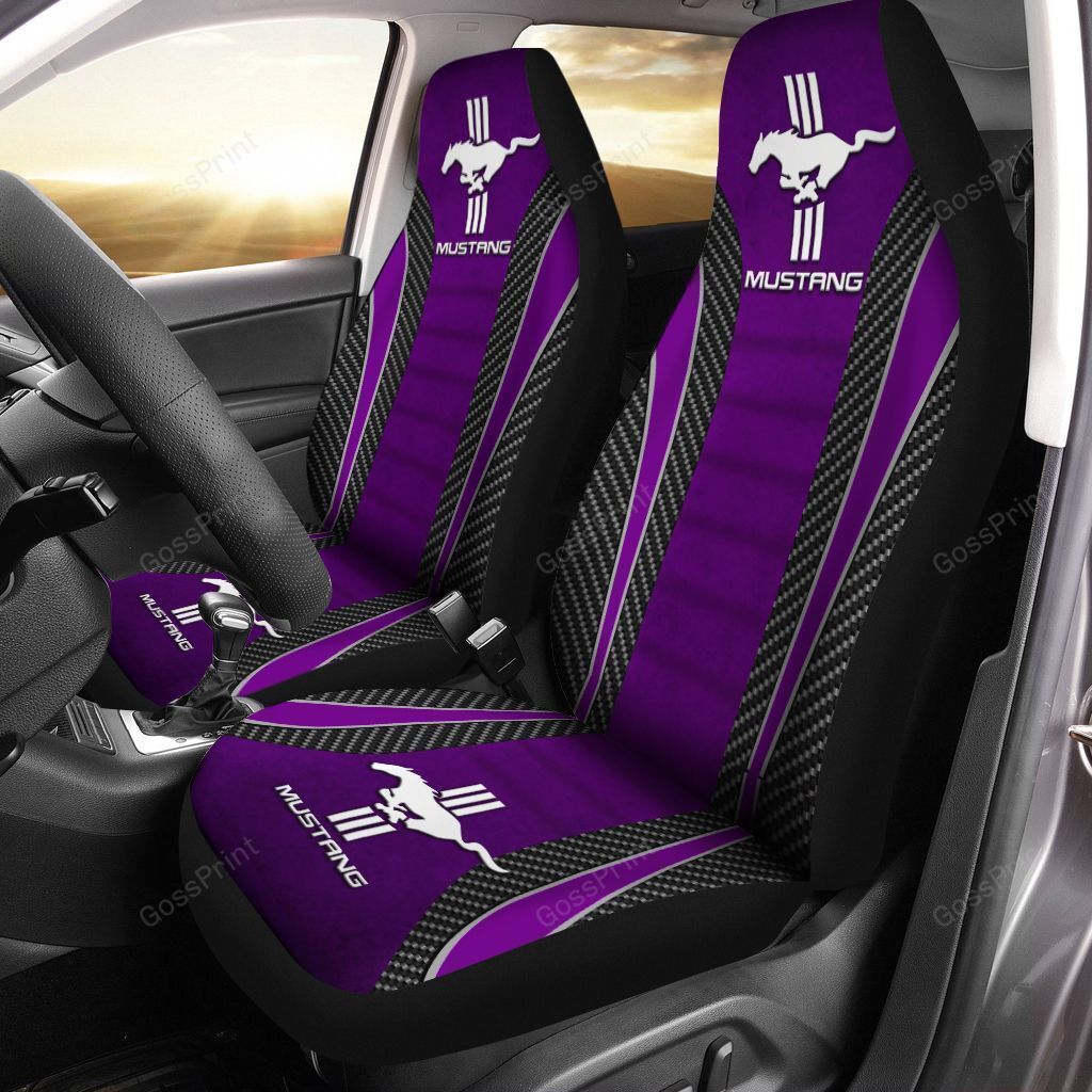 Mustang Car Seat Cover Ver 11 (Set Of 2)