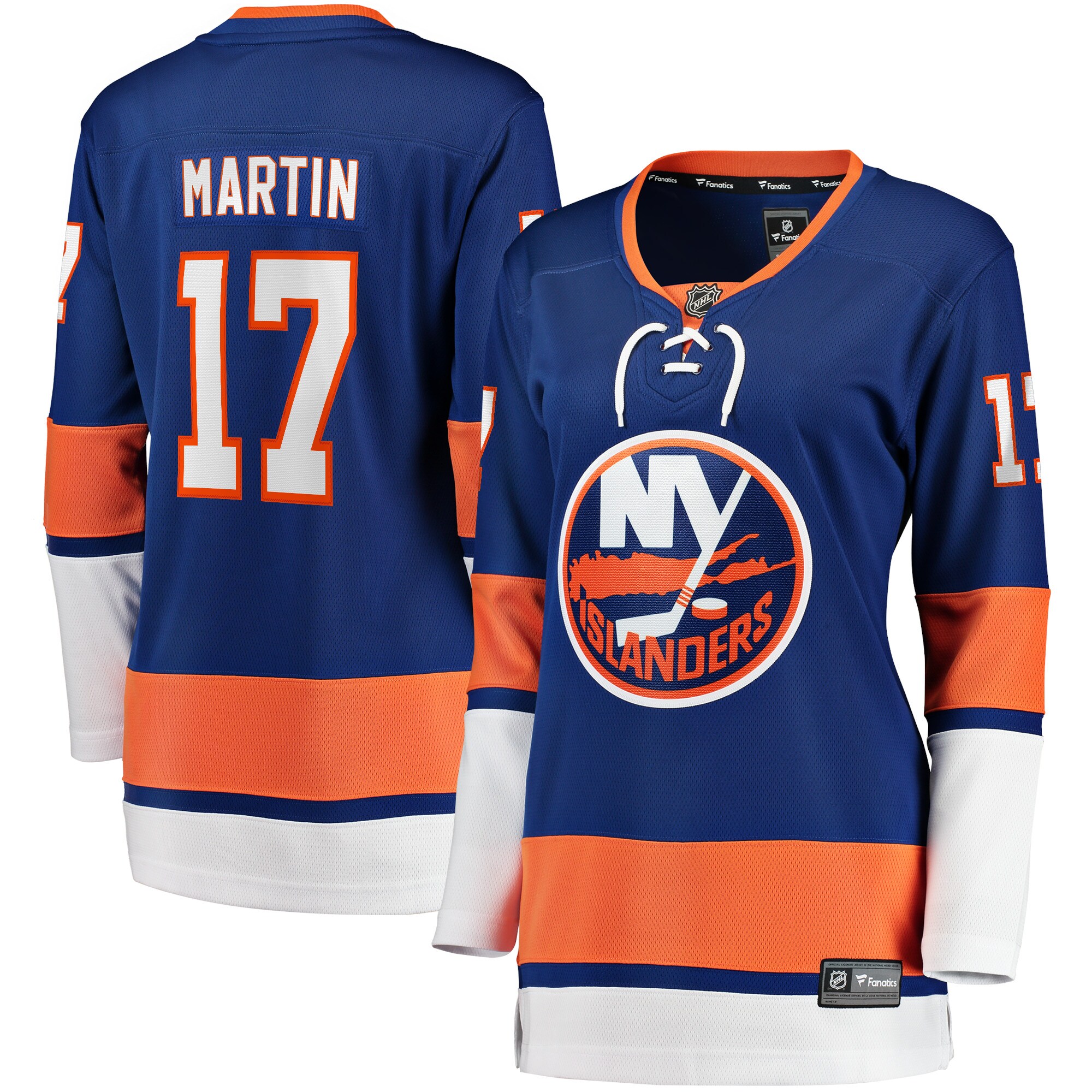 Women's New York Islanders Matt Martin Royal Home Team Breakaway Player Jersey