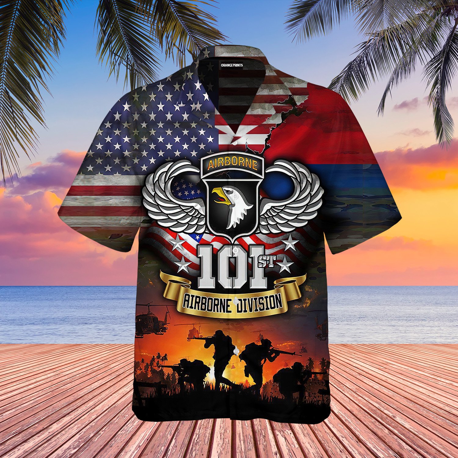 101St Airborne Division Hawaiian Shirt | For Men & Women | Adult | Wt1061