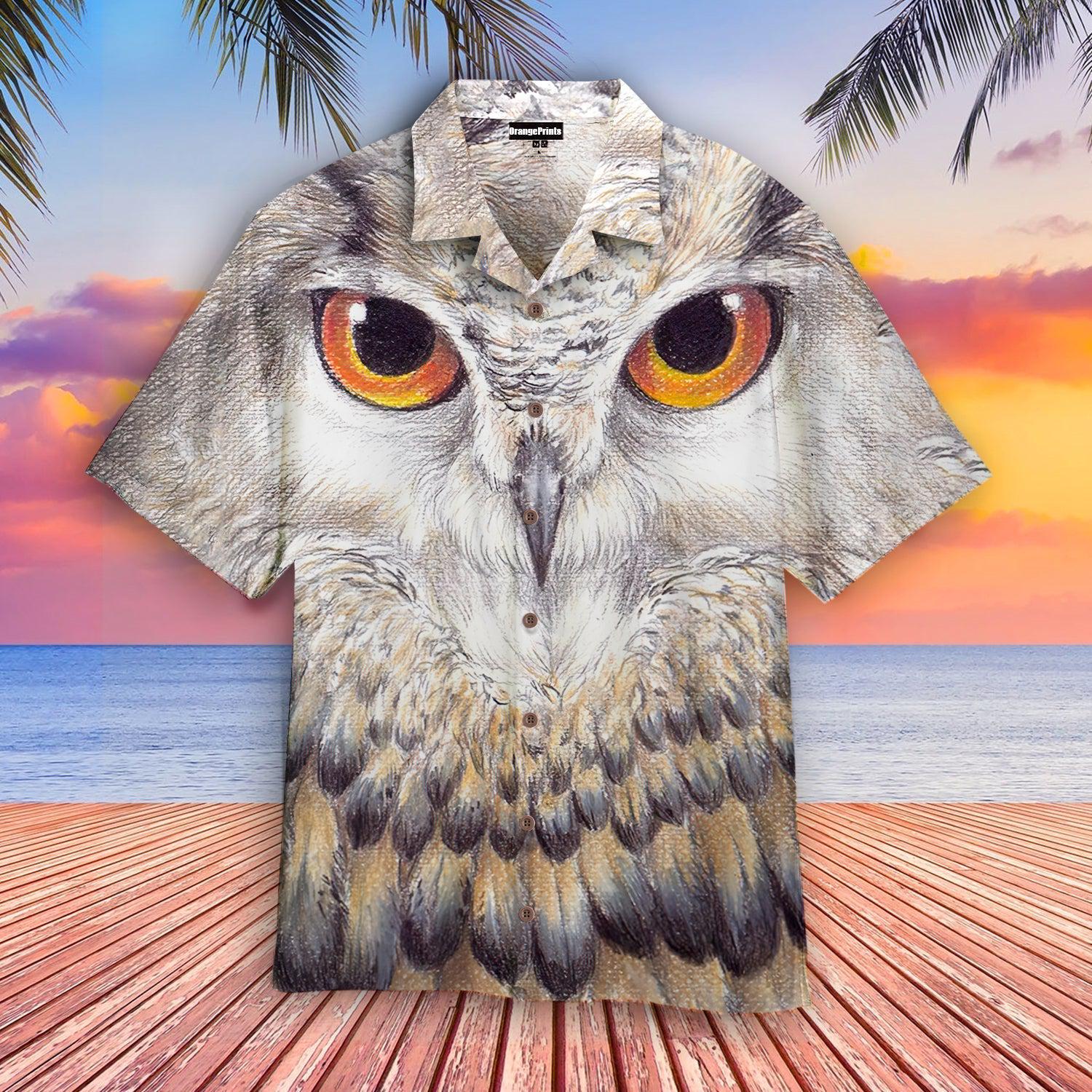 Owl Art Hawaii Shirt For Men Women Ha109461