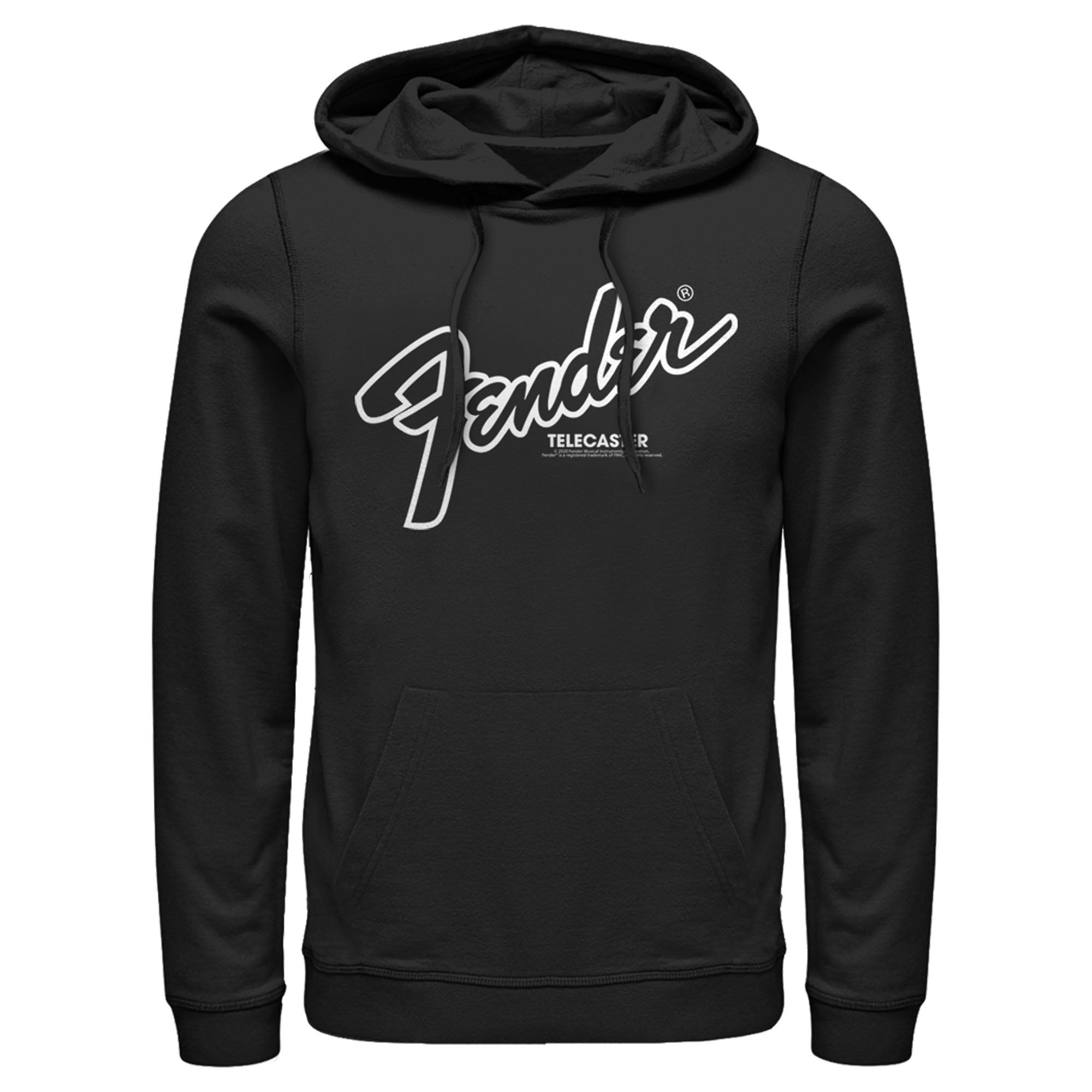 Fender Men’S Telecaster Logo  Pull Over Hoodie