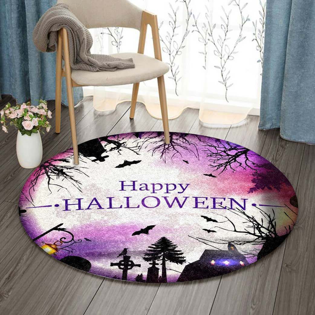 Happy Halloween GE2571 Round Rug  CYSI2907