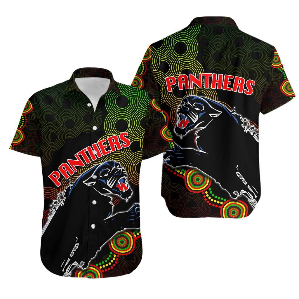 Panthers Aboriginal Hawaiian Shirt Th4