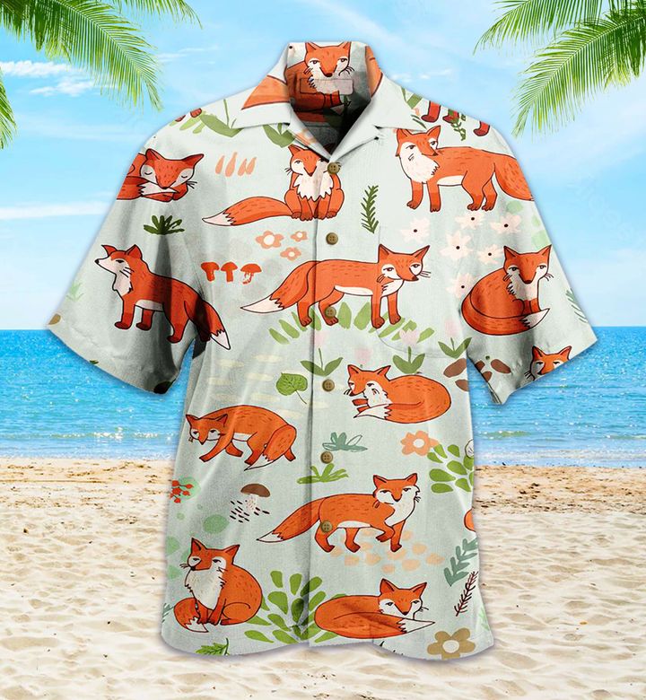 Red Fox Hawaii Shirt Lover Hawaii For Men Women Ha80764