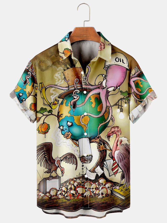 Cartoon Hawaii Shirt For Men Women Ha17161