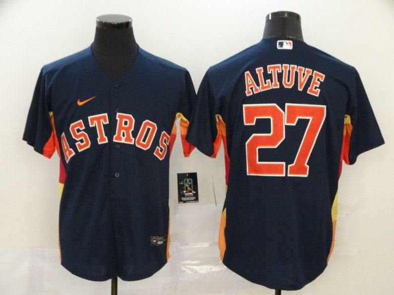 Houston Astros #27 Jose Altuve   All Over Print Baseball Jersey