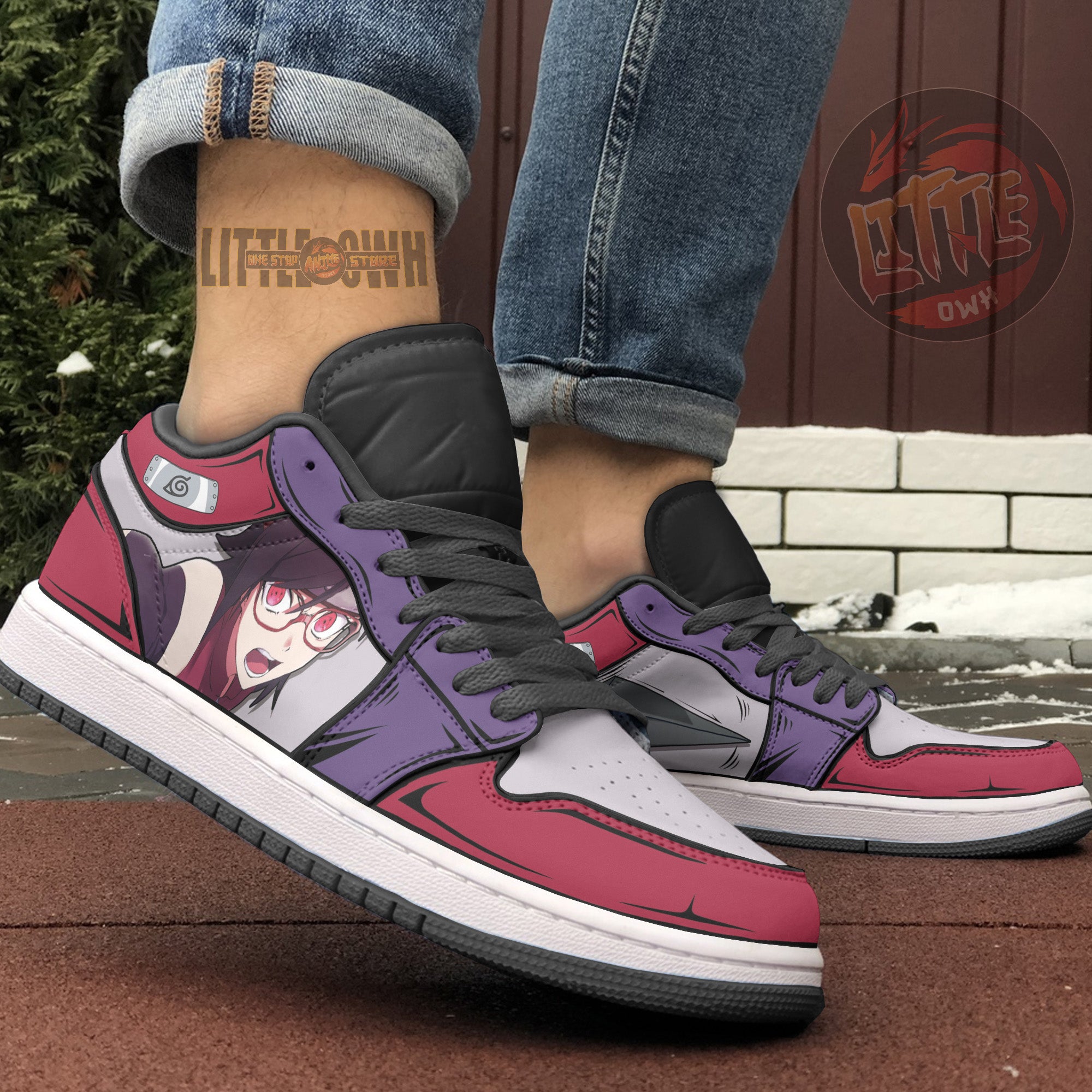 Boruto Sarada Uchiha Anime Shoes Custom Jd Low Sneakers