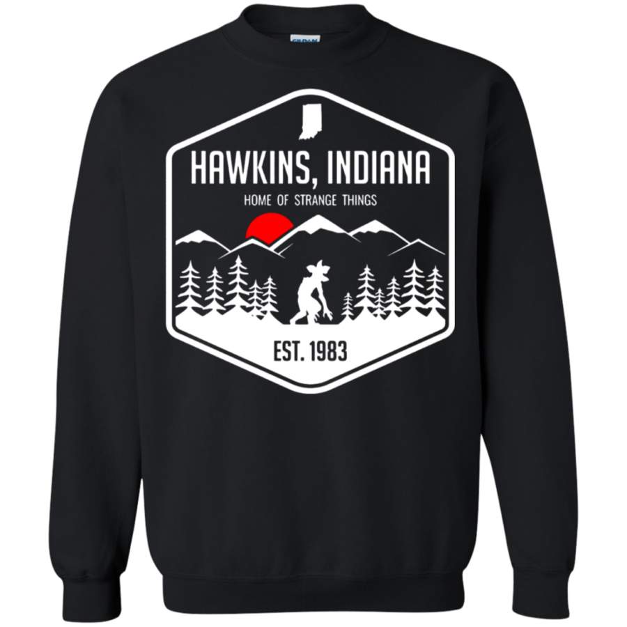 AGR Hawkins Indiana Home Of Strange Things Sweatshirt