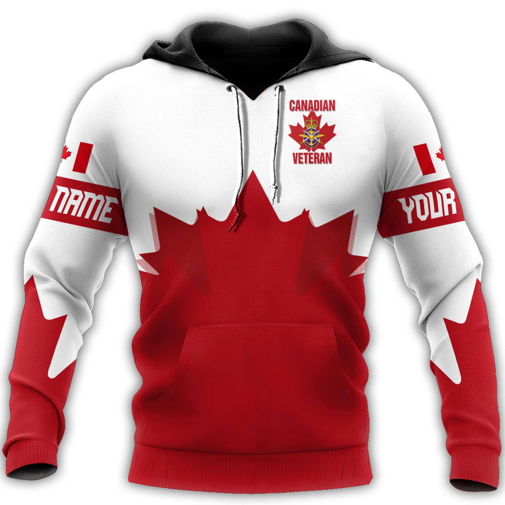 Personalized Name XT Canadian Veteran Pullover 3D All Over Printed Shirts NTN04032103