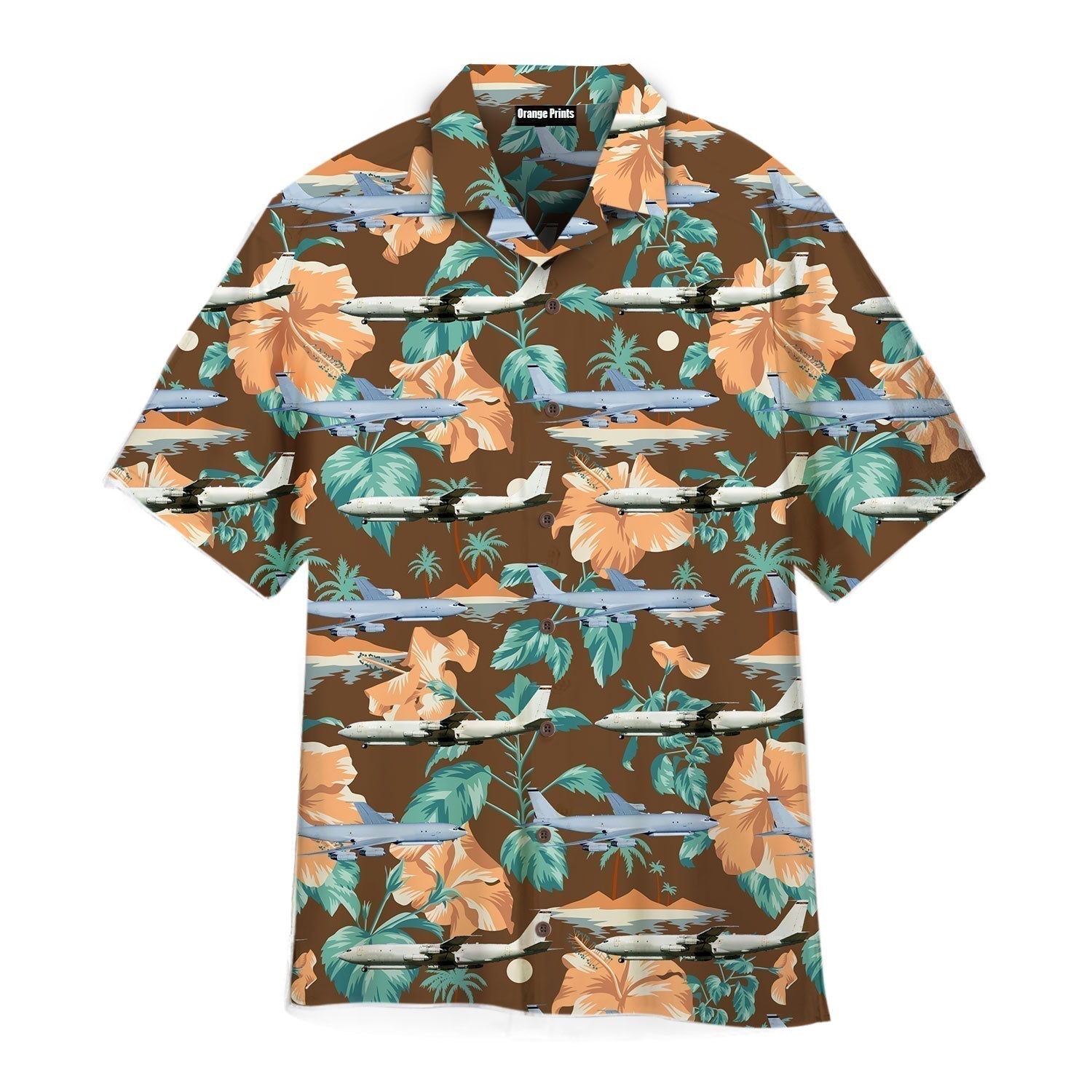 Airplane Hibicus Tropical Aloha Hawaii Shirts For Men Women Ha25248