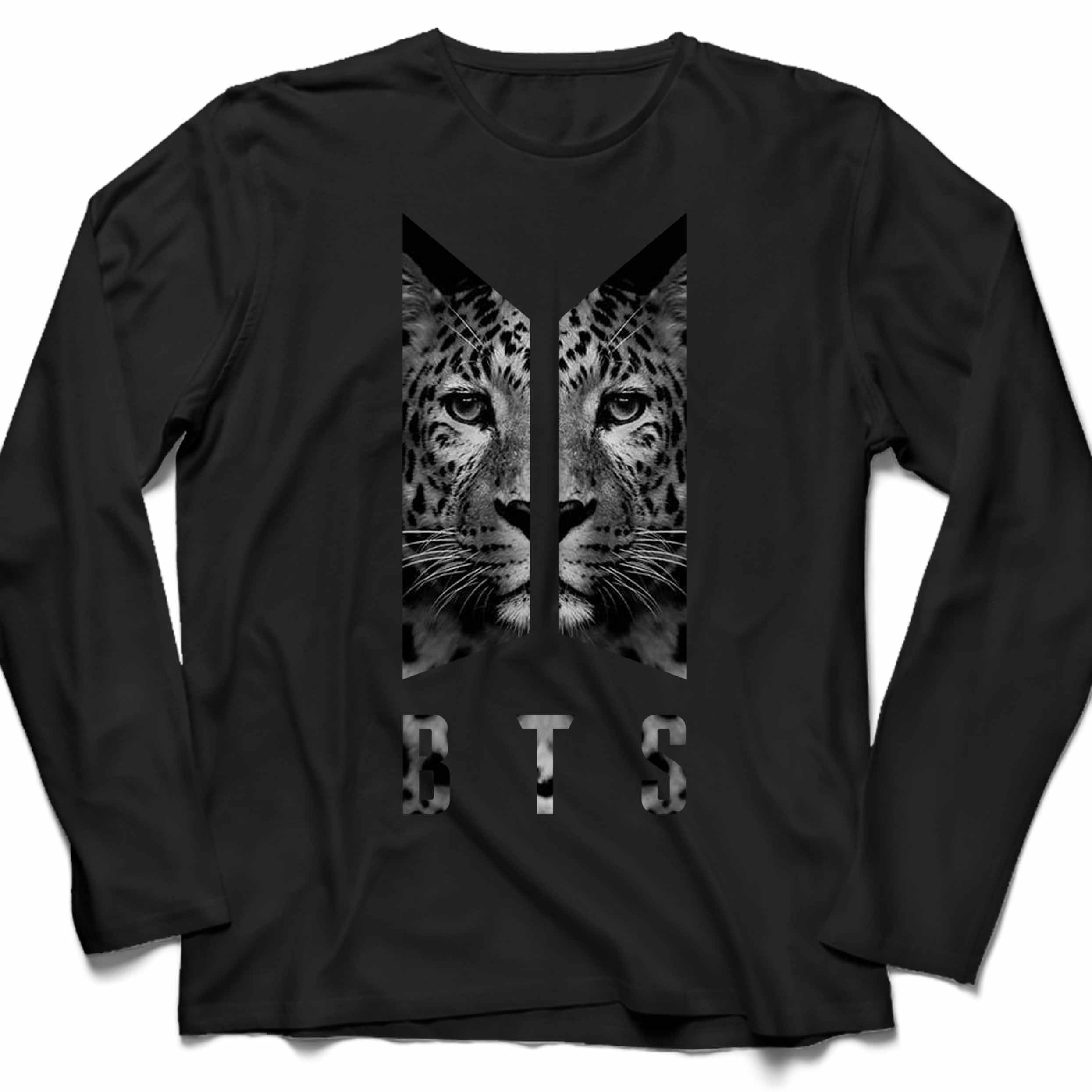 BTS Logo Leopard Unisex Long Sleeve T-Shirt Tee