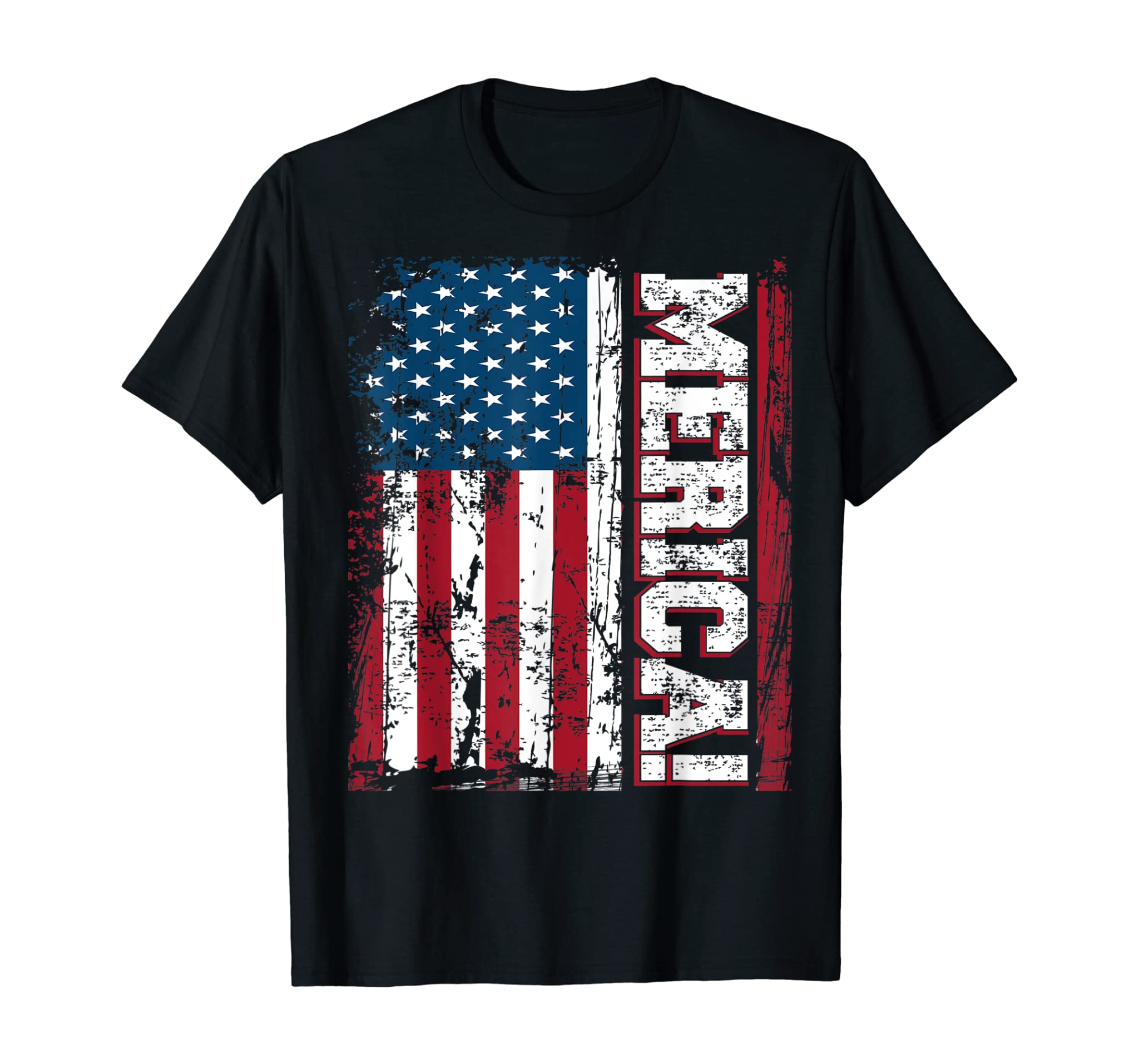 4th July Independence Day American Flag Patriotic Gift T-Shirt