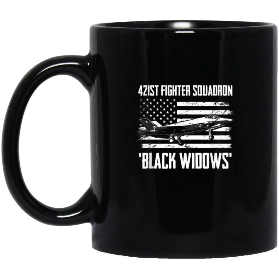 421st Fighter Squadron Black Widows Mug