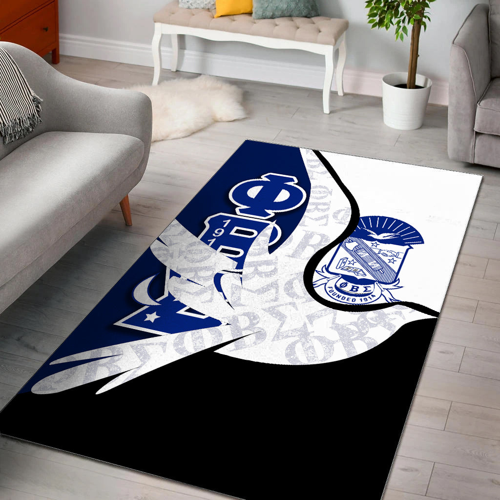 Phi Beta Sigma Area Rug Lt6