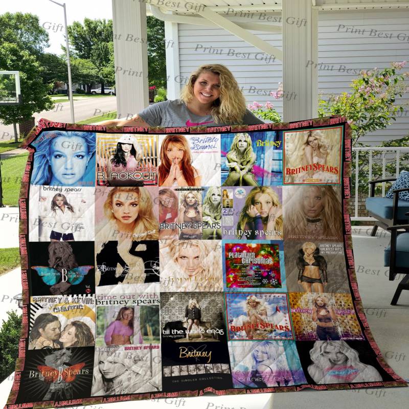 Britney Spears Albums Cover Poster Quilt Ver 2 - Poster Art Design